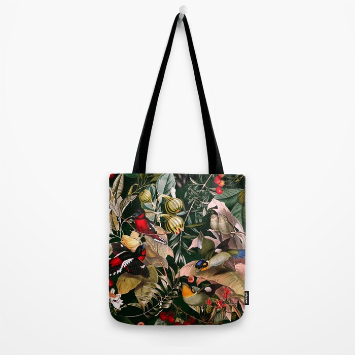 Floral and Birds XXV Tote Bag Gallery Image 2