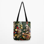 Floral and Birds XXV Tote Bag Gallery Image 2