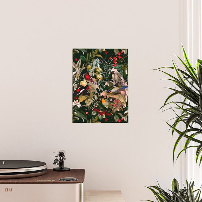 Floral and Birds XXV Poster Gallery Image 2