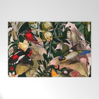 Floral and Birds XXV Welcome Mat Gallery Image 1