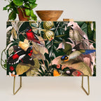 Floral and Birds XXV Credenza Gallery Image 1