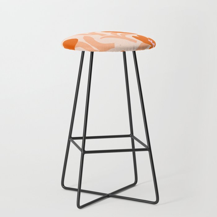 Tulips flower art. Cottagecore aesthetic  Stool Gallery Image 1