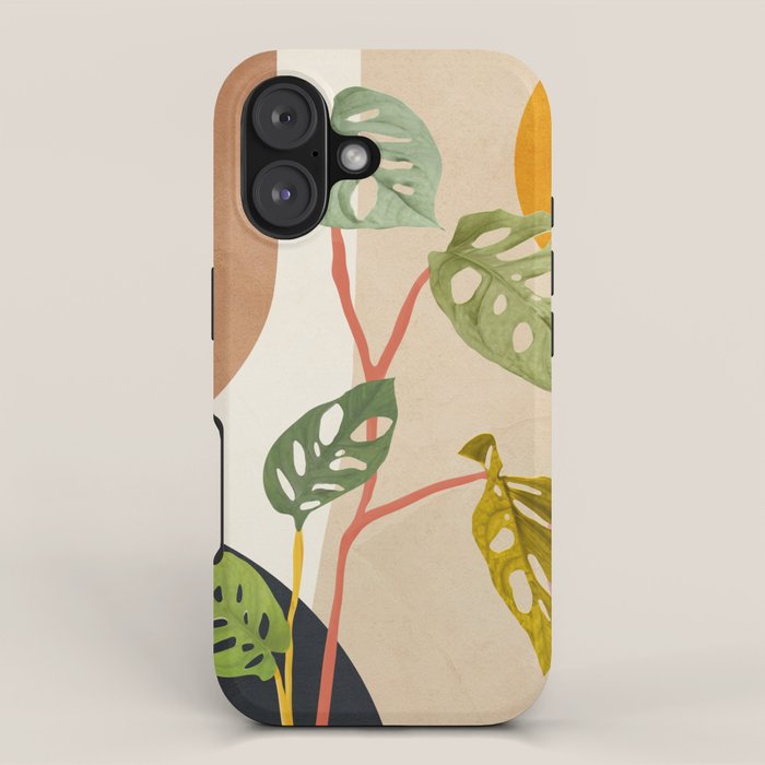 Monstera Obliqua 01 iPhone Case Gallery Image 1