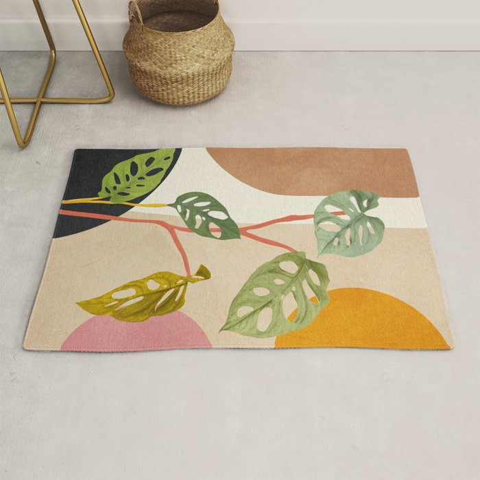 Monstera Obliqua 01 Rug Gallery Image 1