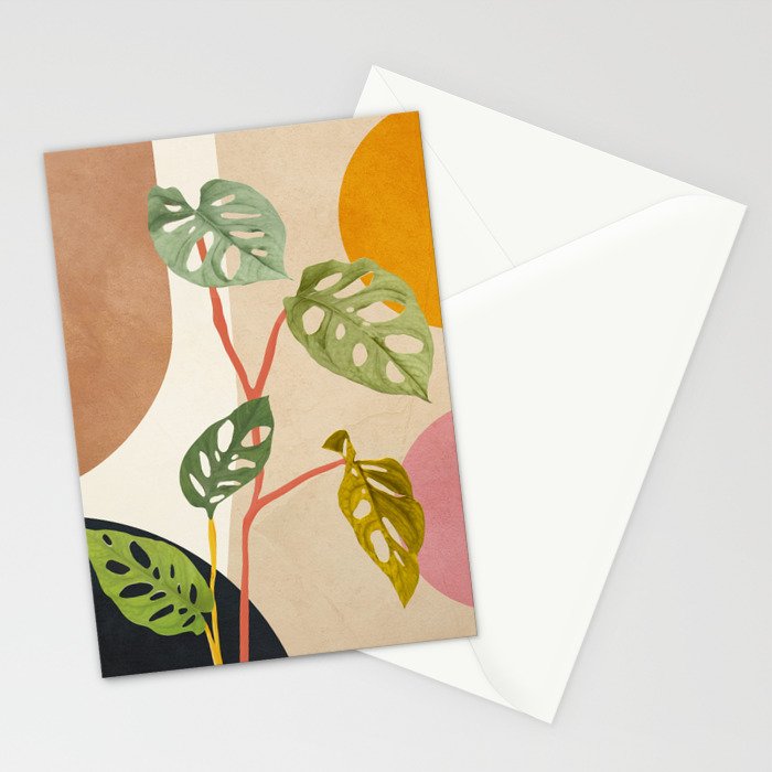 Monstera Obliqua 01 Stationery Card Gallery Image 2