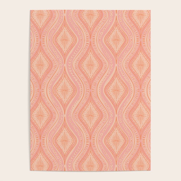 Hand-drawn Symmetrical Pattern #2 Poster Gallery Image 1