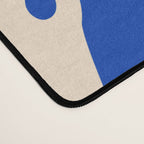 matisse pattern with leaves in blu Desk Mat Gallery Image 4
