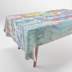 Ride Down The River - San Antonio, Texas Tablecloth Gallery Image 1