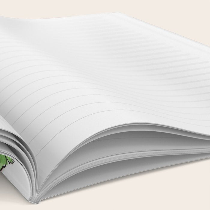 Red Geranium Pattern Notebook Gallery Image 2