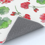 Red Geranium Pattern Rug Gallery Image 4