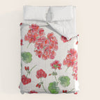 Red Geranium Pattern Comforter Gallery Image 6