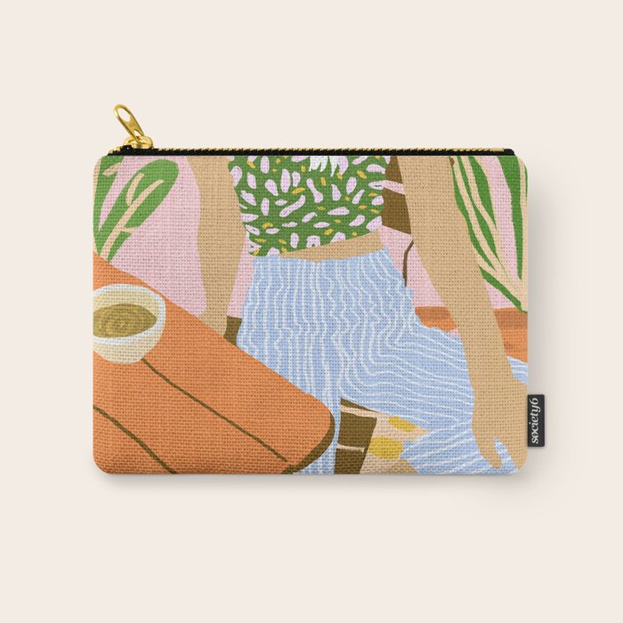 Kawa Tea #illustration #fashion Carry All Pouch Gallery Image 1
