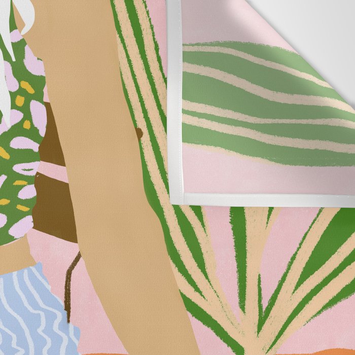 Kawa Tea #illustration #fashion Wall Tapestry Gallery Image 3