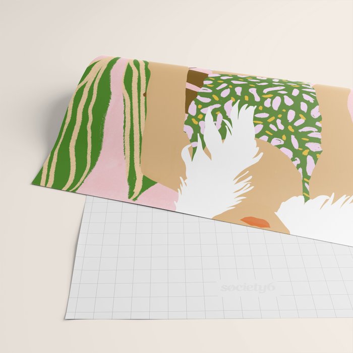 Kawa Tea #illustration #fashion Wrapping Paper Gallery Image 2