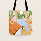 Kawa Tea #illustration #fashion Tote Bag Gallery Image 1