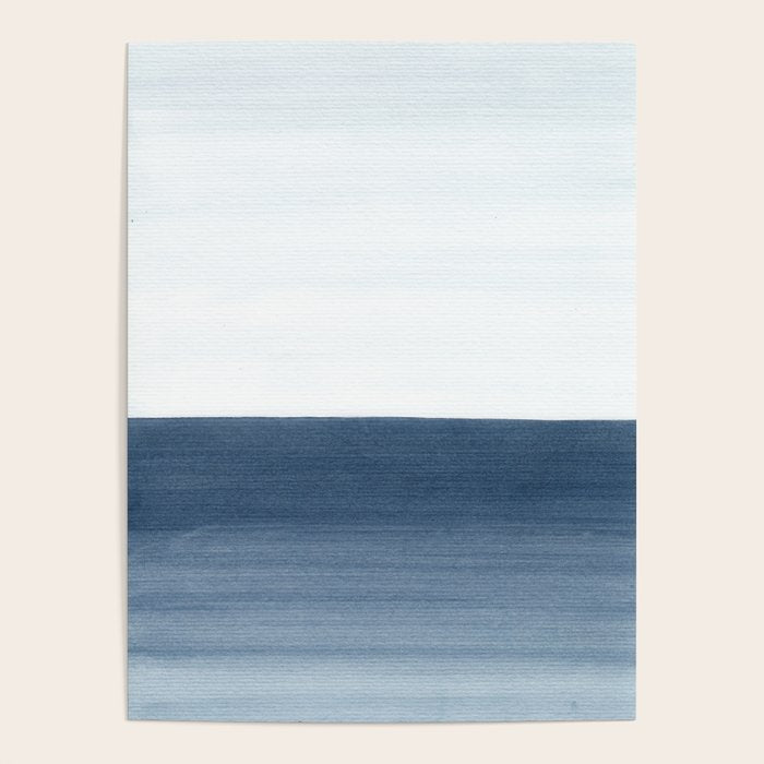Ocean Watercolor Painting No.1 Poster Gallery Image 4
