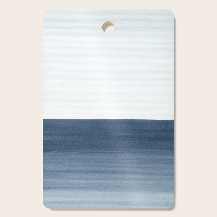 Ocean Watercolor Painting No.1 Cutting Board Gallery Image 1
