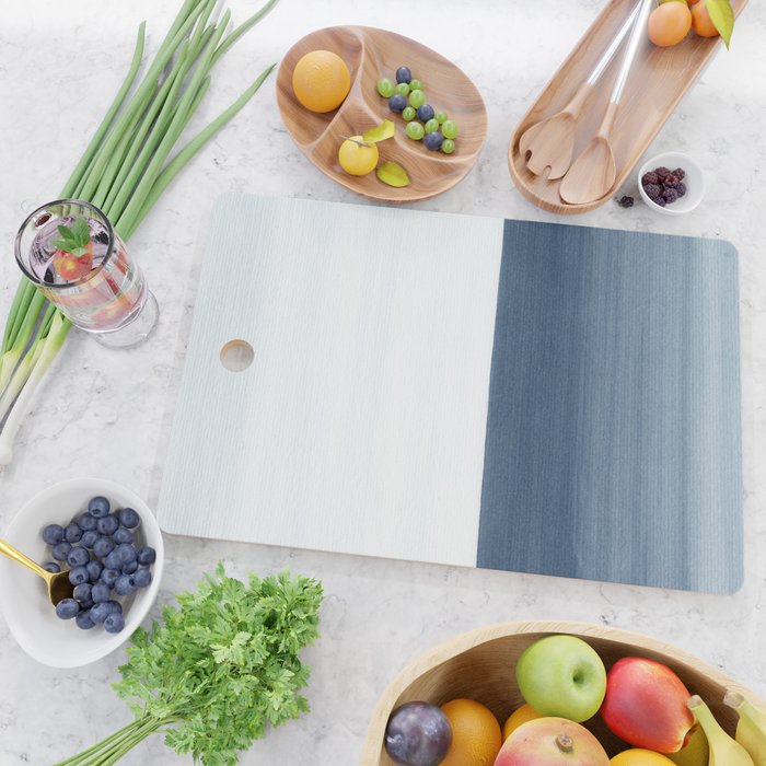 Ocean Watercolor Painting No.1 Cutting Board Gallery Image 2