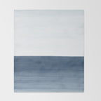 Ocean Watercolor Painting No.1 Throw Blanket Gallery Image 2