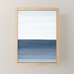 Ocean Watercolor Painting No.1 Mini Art Print Gallery Image 1