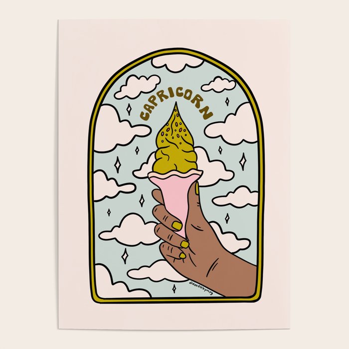 Capricorn Ice Cream Poster Gallery Image 4
