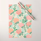 Victorian Garden with Hummingbird Wrapping Paper Gallery Image 1