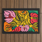 Night Flowers: Fleurs de Nuit | Matisse Edition Outdoor Rug Gallery Image 1