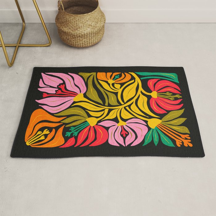 Night Flowers: Fleurs de Nuit | Matisse Edition Rug Gallery Image 1