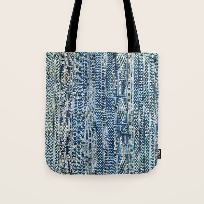 Ndop Cameroon West African Textile Print Tote Bag Gallery Image 1
