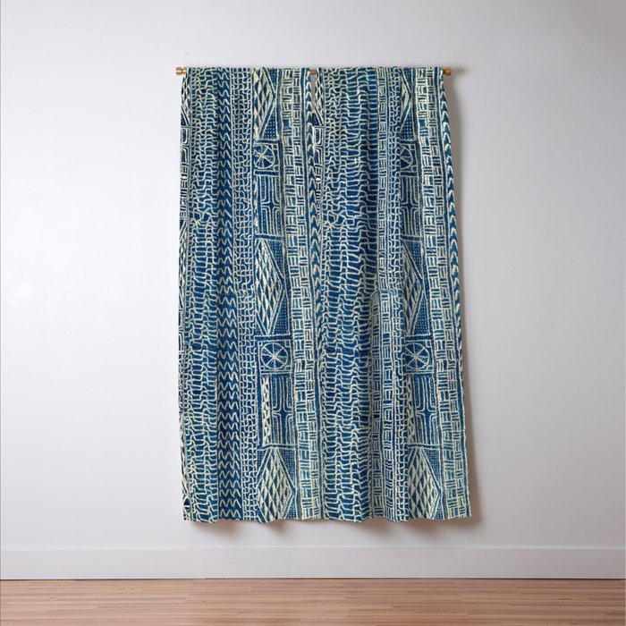 Ndop Cameroon West African Textile Print Window Curtain Gallery Image 3