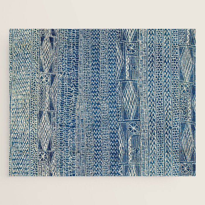 Ndop Cameroon West African Textile Print Jigsaw Puzzle Gallery Image 1