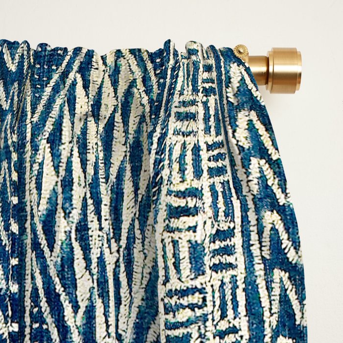 Ndop Cameroon West African Textile Print Window Curtain Gallery Image 2