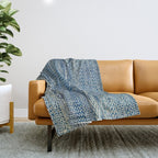 Ndop Cameroon West African Textile Print Throw Blanket Gallery Image 1