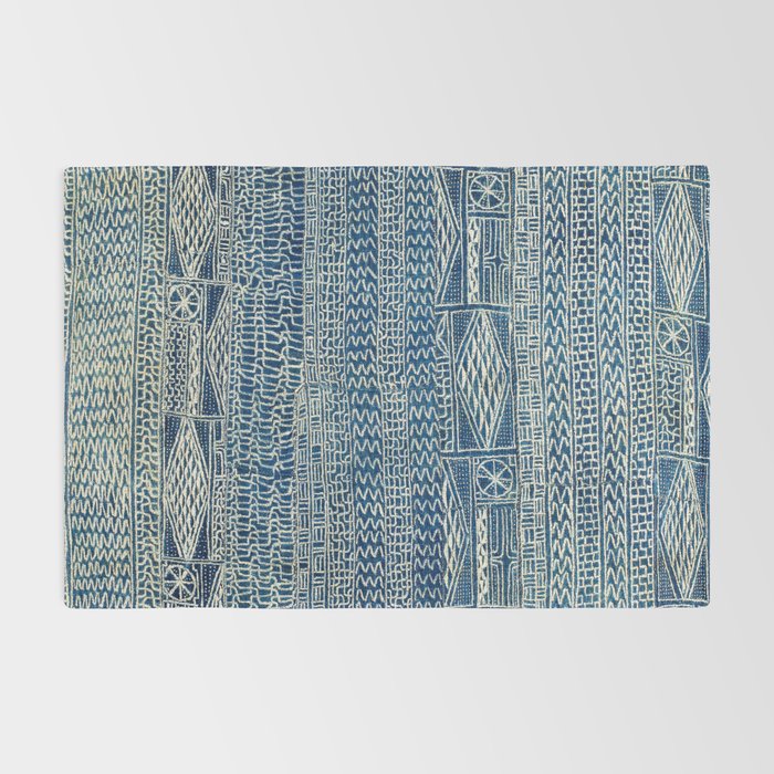 Ndop Cameroon West African Textile Print Rug Gallery Image 2