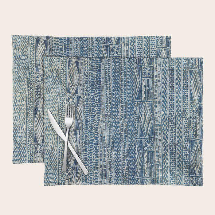 Ndop Cameroon West African Textile Print Placemat Gallery Image 1