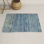 Ndop Cameroon West African Textile Print Rug Gallery Image 1