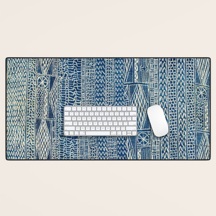 Ndop Cameroon West African Textile Print Desk Mat Gallery Image 1