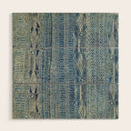 Ndop Cameroon West African Textile Print Wood Wall Art Gallery Image 1