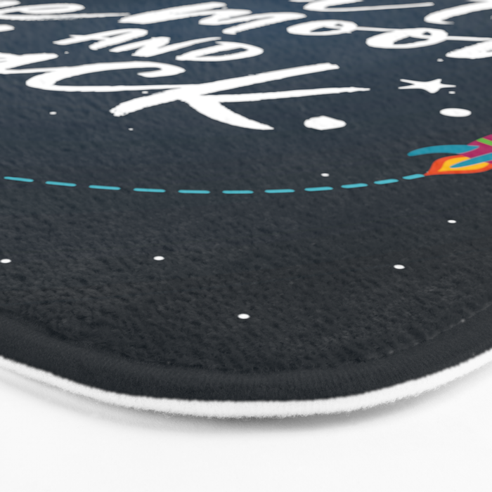 Love you to the moon and back Bath Mat Gallery Image 3
