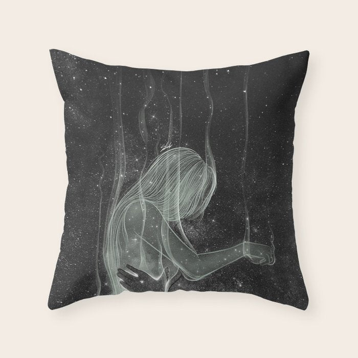 Shitty jody. Throw Pillow Gallery Image 6