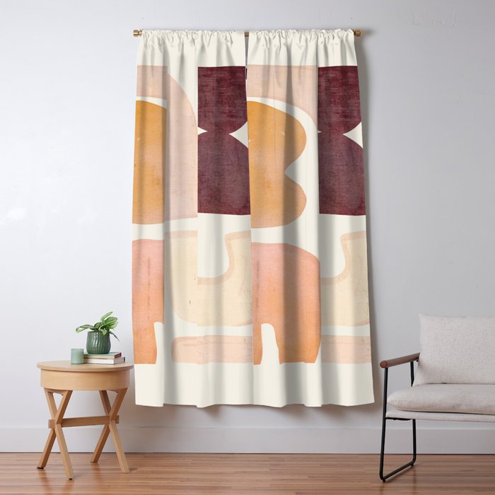 Minimal Shapes 5 Window Curtain Gallery Image 5