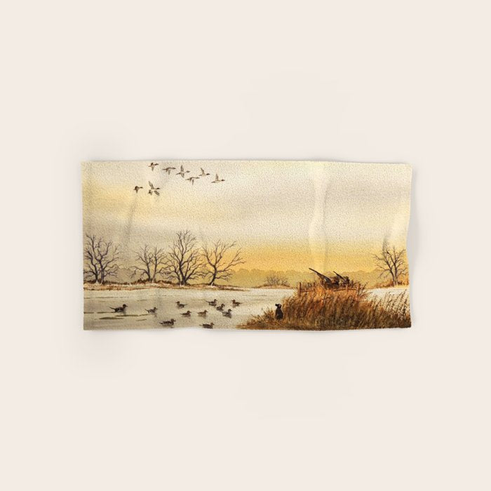 Hunting Pintail Ducks Bath Towel Gallery Image 1