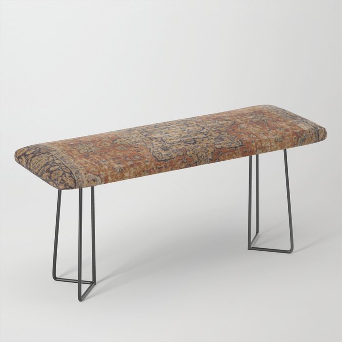 mustard antique rug Bench Gallery Image 1