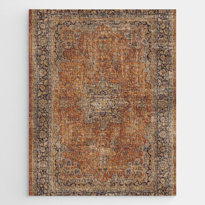 mustard antique rug Jigsaw Puzzle Gallery Image 1