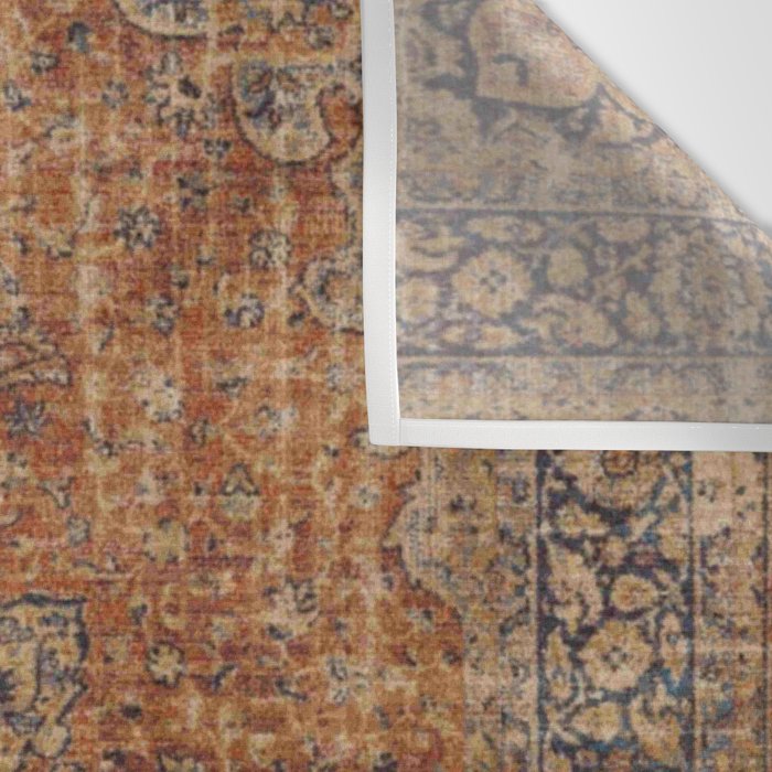 mustard antique rug Wall Tapestry Gallery Image 3