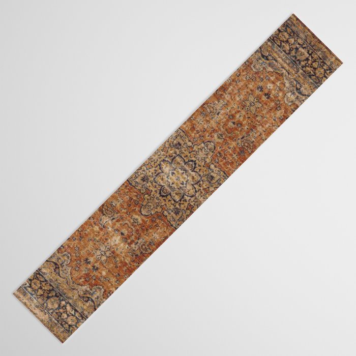 mustard antique rug Table Runner Gallery Image 3