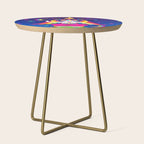 1997 Neon Rainbow Baphomet Side Table Gallery Image 1