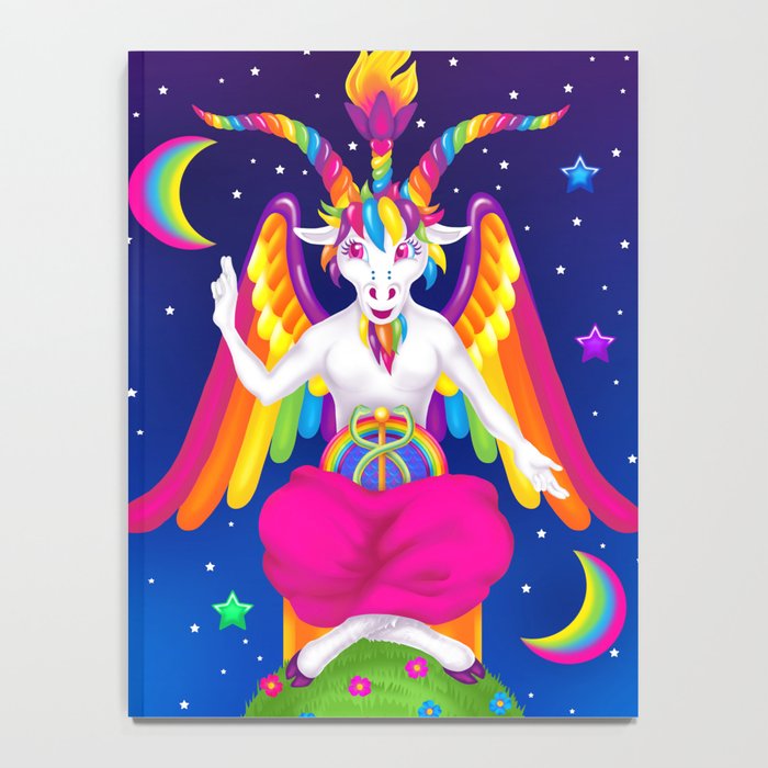 1997 Neon Rainbow Baphomet Notebook Gallery Image 4
