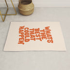 Whats The Best That Could Happen in Peach Fuzz Rug Gallery Image 1