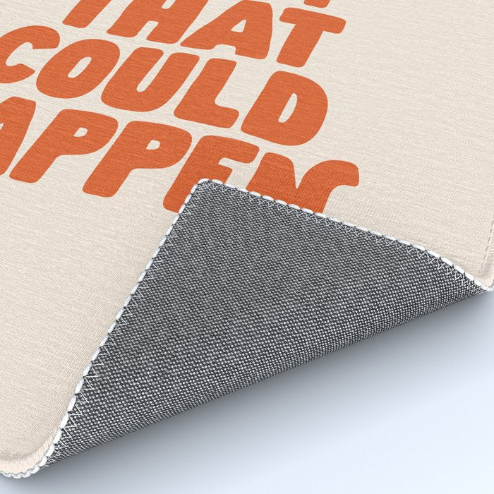 Whats The Best That Could Happen in Peach Fuzz Rug Gallery Image 4